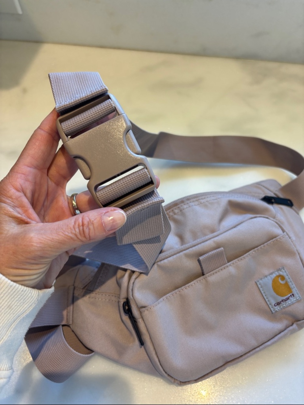 Carhartt Pink Waist Pack with Front Zip Pocket - Picture 6 of 8
